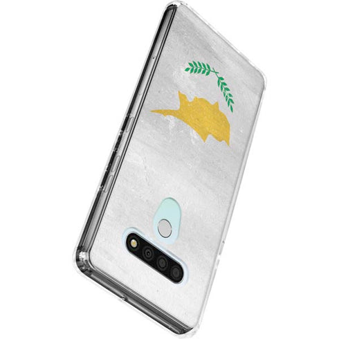 Cyprus Flag Distressed LG Stylo 6 Clear Case